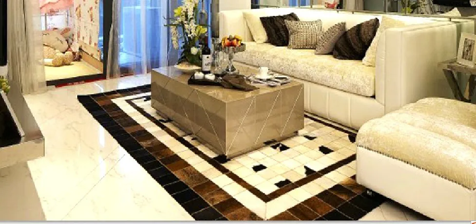

2018 free shipping 1 square meter 100% natural hand made cow leather coconut matting