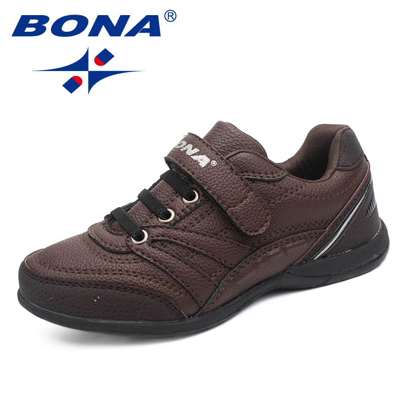 BONA nowy styl klasyczny dzieci obuwie Hook & Loop buty dla chłopców Outdoor Walking Jooging Sneakers wygodne bezpłatna wysyłka