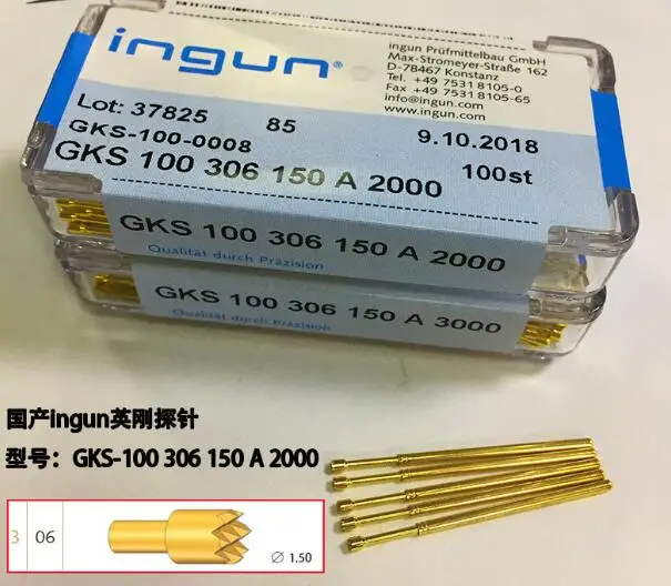 Original INGUN test needle GKS-100 306 150 A 2000
