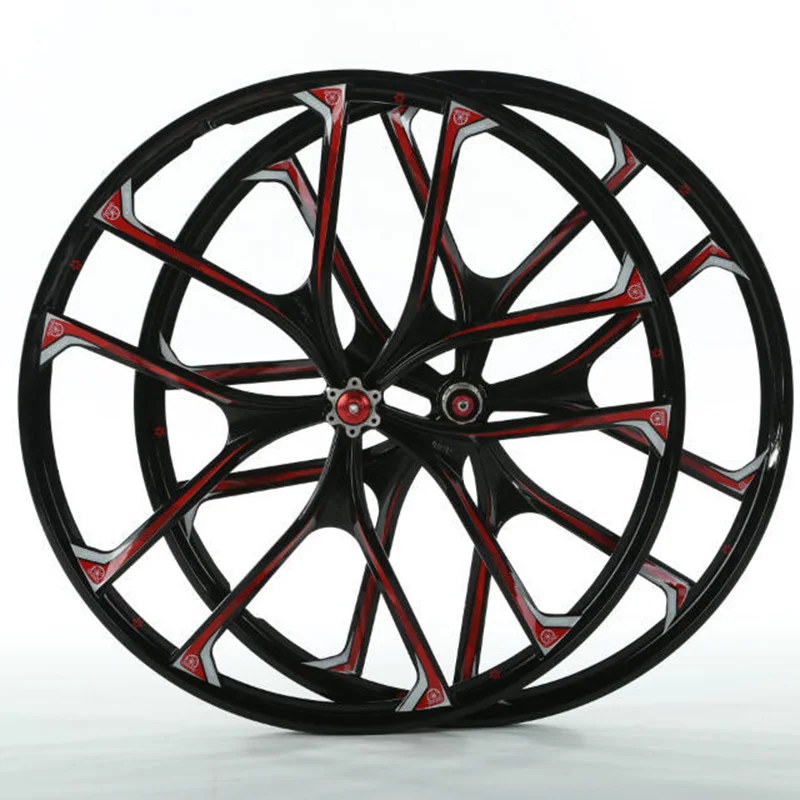 26Inch Magnesium Alloy Wheel Mountain/Road Bike Wheelset All-In-One Wheel Bicycle Accessories