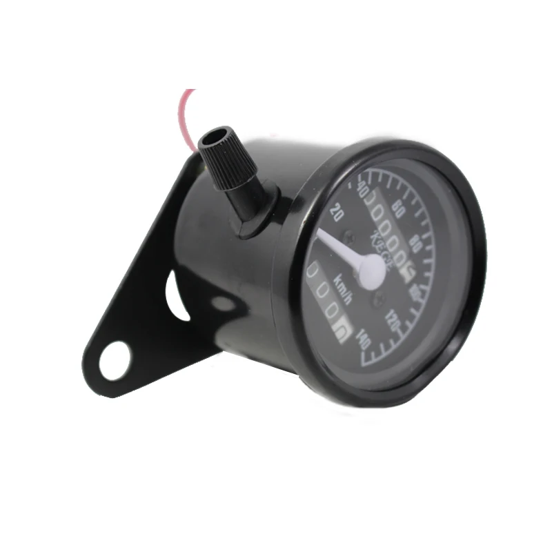 Black 12v Universal Motorcycle Scooter Speedometer Odometer Gauge 0-140 km/h for Yamaha Raider S XV1900 V-Max VMX 1200