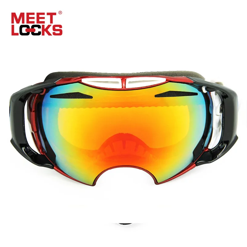 MEETLOCKS Eye Goggles with Dual Anti-fog UV Lens & Case 100% UV400 Protection for Sports and Outdoors Advanture Eye Protection