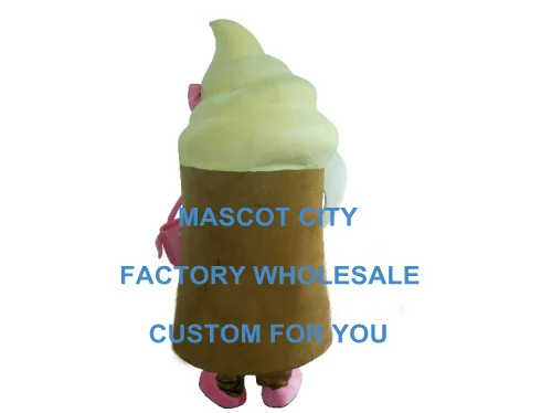 icecream mascot costume ice cream fancy dress custom cartoon character cosplay adult size carnival costume 3458