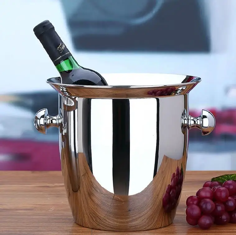 Super Thick Stainless Steel Ice Bucket, Wine, Grape, Beer, Rrum