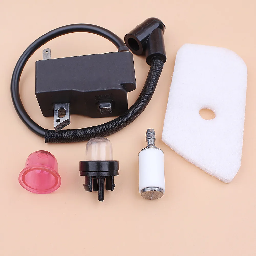 Ignition Coil Magneto Air Fuel Filter Kit for Husqvarna 125 128 125L 125E 128L 128LD 124L 128LD 128C Grass Trimmer Parts