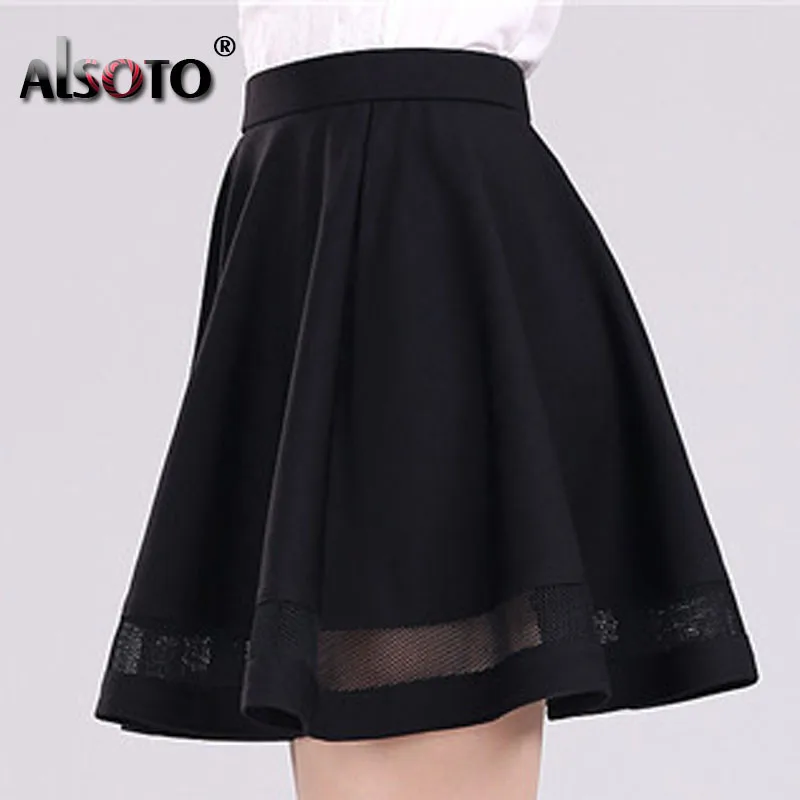 2024 Summer women skirt Fashion elastic faldas ladies midi skirt Sexy Girls mini Pleated skirts saias etek jupe Korea clothes