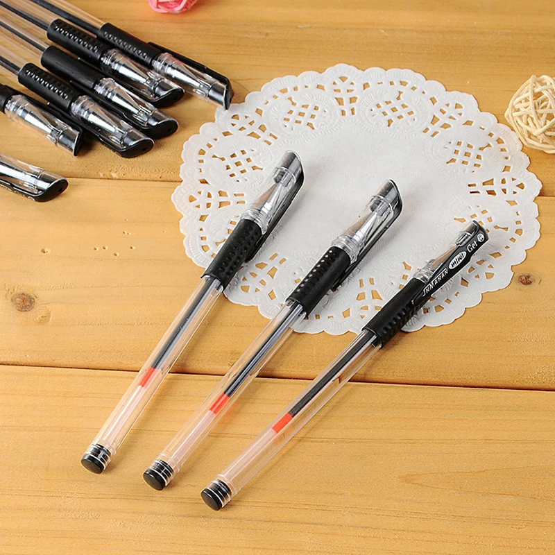 24pcs/set South Korea fine tip Gel Ink pen stationery office school supplies for children writing 0.5mm black