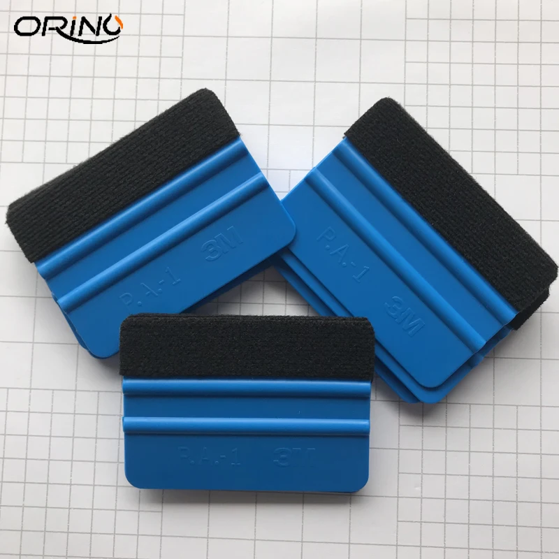 High Quality 5pcs/Lot Car Application Tools Soft Flexible Felt Squeegee Vinyl Wrap Squeegee Scraper Car Wrapping Vinyl