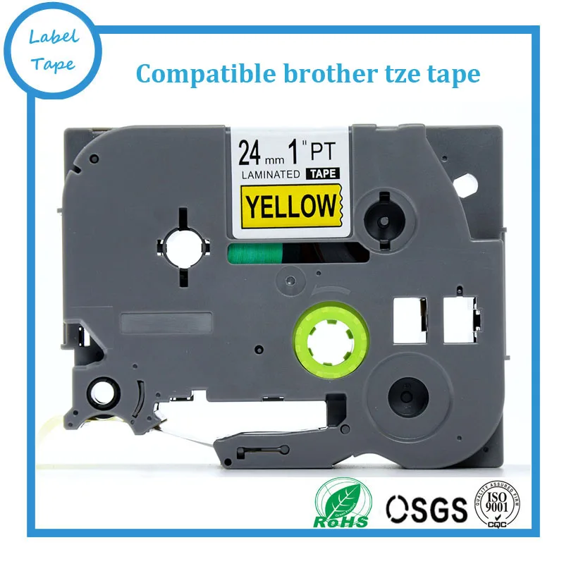 10pcs tz631 black in yellow compatible Brother P-touch tz tape tze631