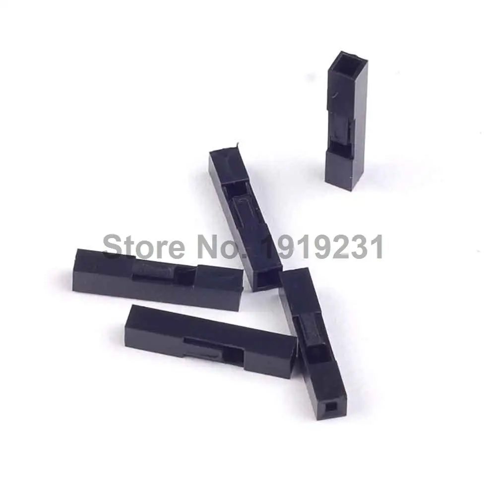 200PCS 2.54mm 1P Dupont Plastic Shell Head Plug Dupont Housing Pin Header Jumper Wire Housing Connector