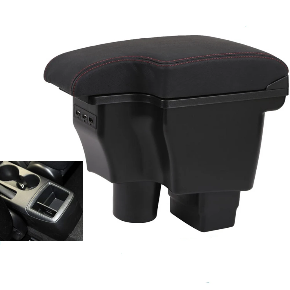 For  Mazda 2 skyactiv version cx3 CX-3 armrest box central Store content box with USB cx 3 armrests box cx3