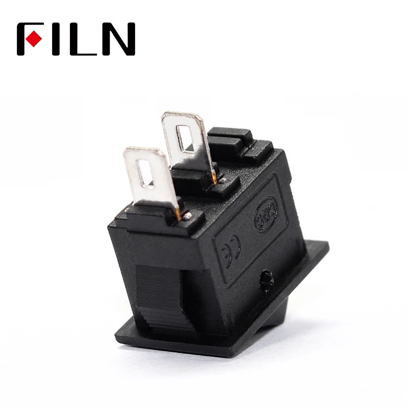 15X10 Mm Mini Saklar Rocker 3A 250 V 2 Pin On-Off Mini Power Rocker Switch
