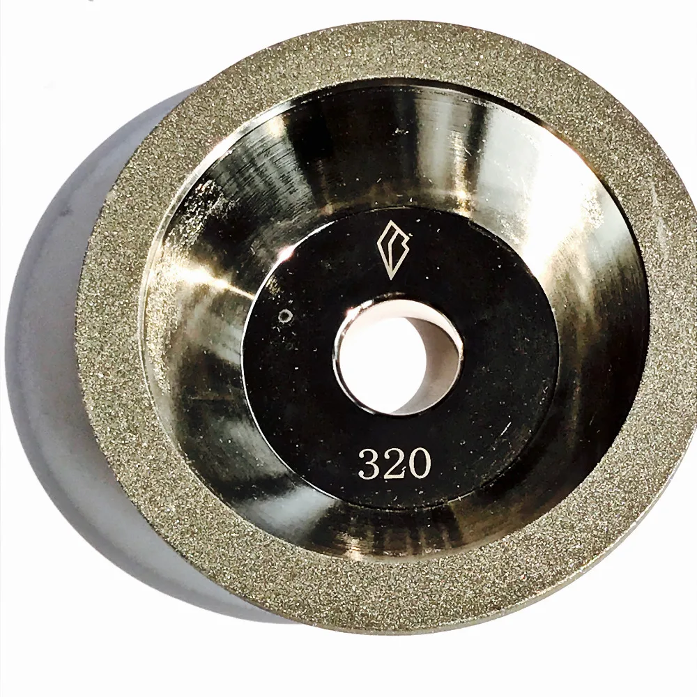 تكلفة البيع 80-600 # 100D * 10 واط * 5U * 20h * 35T سبائك الصلب السلطانية عجلة طحن بتصميم ماسة لشفرات TCT/HSS شحذ جيد حياة عمل طويلة #1