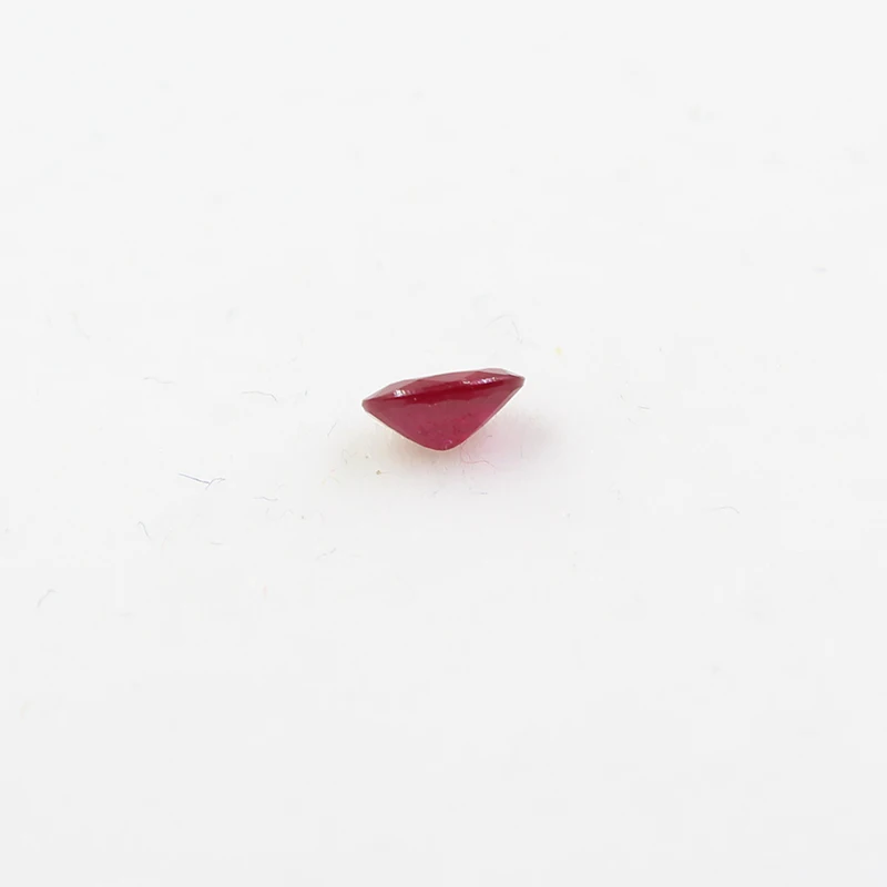 3mm*5mm natural blood red ruby loose gemstone oval cut real ruby for jewelry DIY