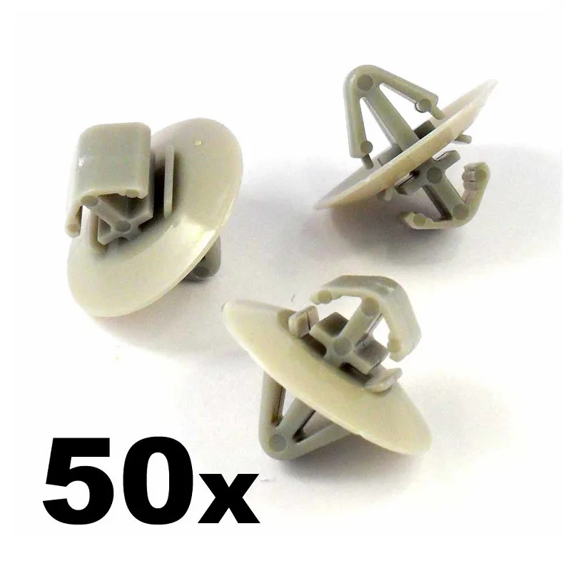 50x зажимов для боковой молдинга/нижней защитной накладки двери Renault Trafic Traffic