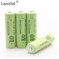 AA Battery 1.2V Rechargeable Batteries AA 1500mah Ni MH Pre-charged Rechargeable Battery 2A Baterias for Camera toy Remote