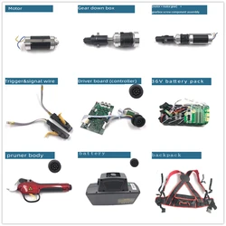 Spare cable for electric pruning shear WS P-1 or WS P-1.1(Connect the pruner with the battery)