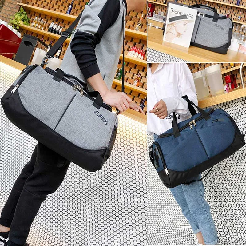 Nylon Reise Große Kapazität Männer Net Tasche Gepäck Reise Duffle Tasche Wochenende Taschen Frauen Multifunktionale Mann Schulter Tasche XA123ZC