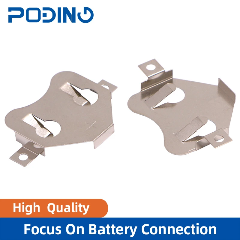 Poding Brand Hot Selling CR2430 Battery Contact SMD/SMT Battery Terminals With Lithium Ion Battery