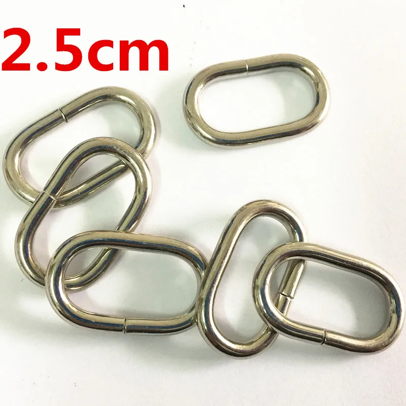 Free Shipping-10 Sets 25MM 1''IN Silver Tone Purse/Handbags Insertion Component Metal Oval Handle Lock DIY Handmade Buckle