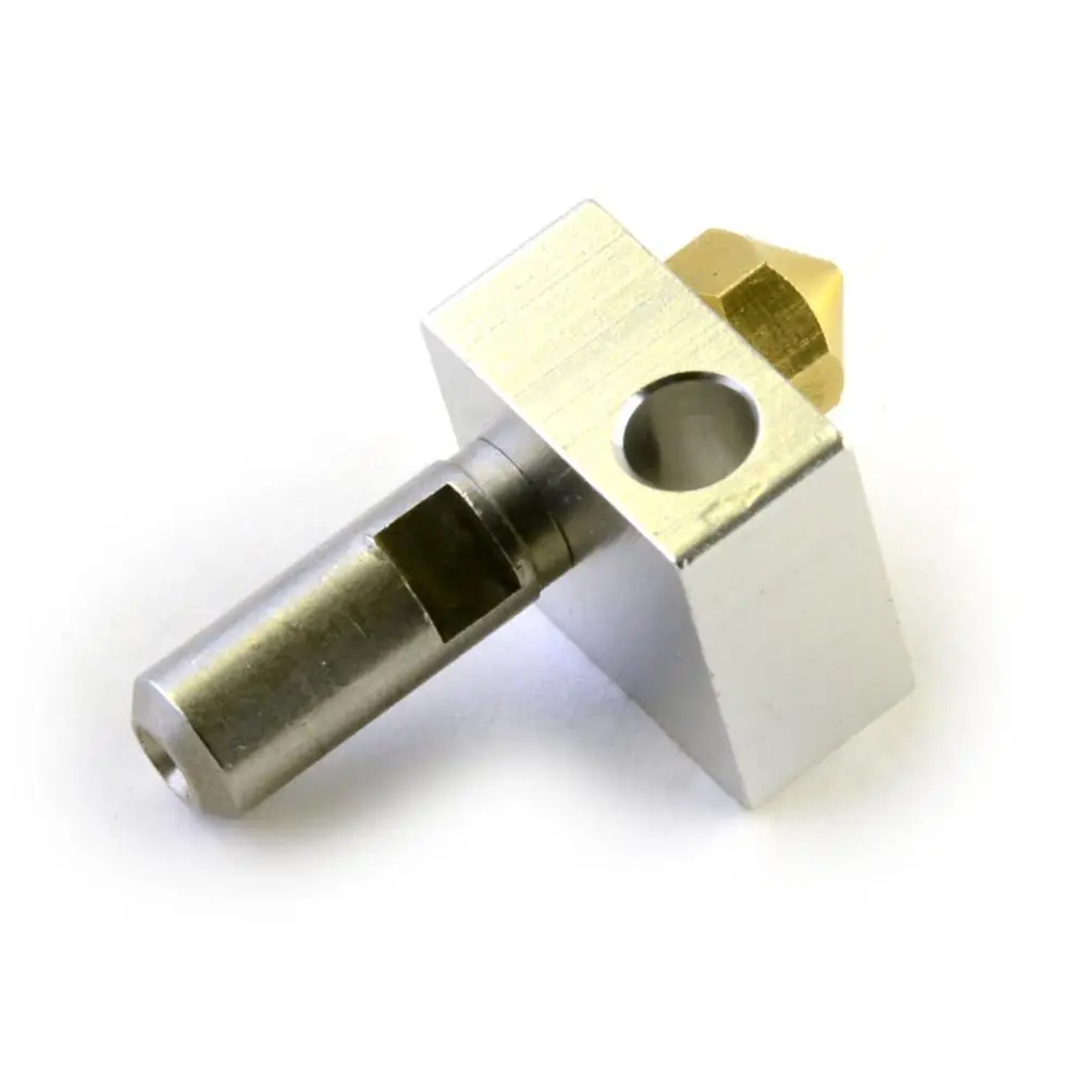 Obrázek 4: 1set 3D tiskárna MK10 extrudér hotend 0.4mm tryska hrdlo ohřívač blok pro flashforge wanhao CTC