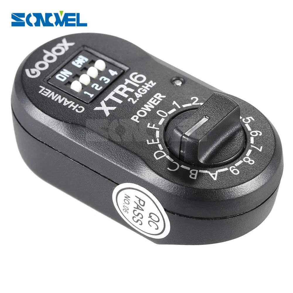 Godox XTR-16 Flash Receiver 2.4 Gam Không Dây X-hệ thống cho X1C X1N XT-16 Transmitter Kích Hoạt Wistro AD360/DE/QT/DP/QS/GS/GT Series