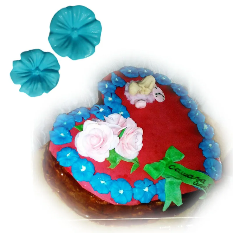 3D Flower Silicone Mold for Cake Decoration Fondant Mold Cake Fondant formas de silicone Food grade F0658