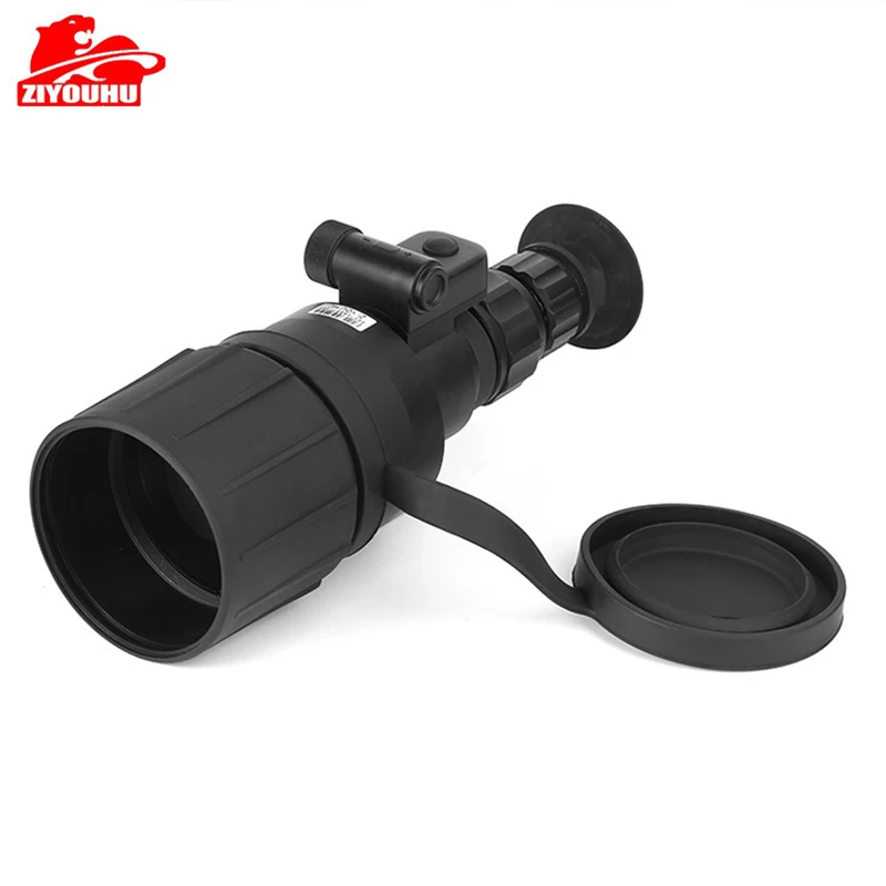 ZIYOUHU Gen 2 Night Vision HD Long-Range Infrared Single-Cylinder Handheld 7X Objective Lens Low-Light Night Viewer for Military