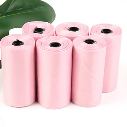 4Rolls 60pcs Dog Poop Bag for Dog Pets Waste Garbage Bags Carrier Biodegradable Cleaning up Bags Waste Pick Up Clean Bag For Dog