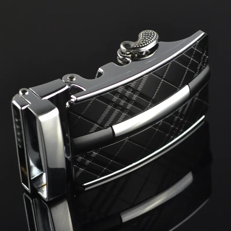 Power automatic buckle novel men's belt buckle belt buckle LY 125-0217 dumb black Chromium  jare belt buckle