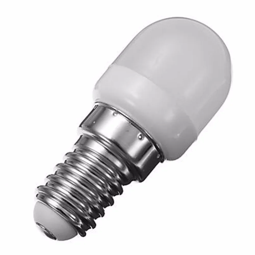 냉온 백색 AC220-240V 방수 램프, E12 LED 전구, 냉장고, 재봉틀, 선반용 360 도 각도 조명, 3W