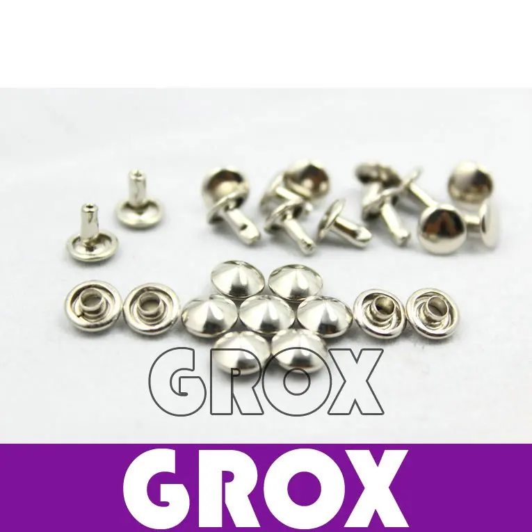 

7*6mm Silver Conical Rapid Rivet Studs Punk Rock Rivets Nailheads Spike Free Shipping Wholesale High Quality