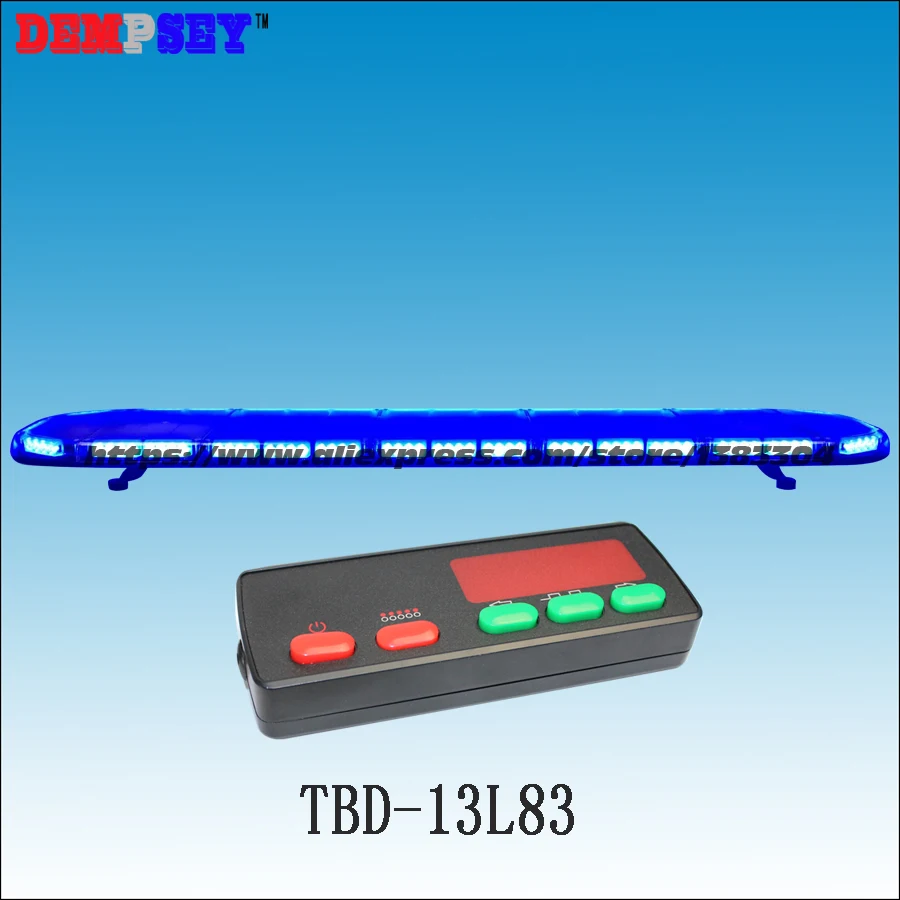 TBD-13L83 High quality super bright 1.8M LED Blue lightbar,Car Roof Flash Strobe lightbar,Police/Ambulance/emergency lightbar