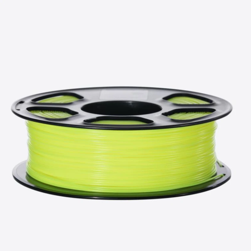 NORTHCUBE 3D Printer PLA Filament 1.75mm for 3D Printers, 1kg(2.2lbs) +/- 0.02mm Fluorescent-Yellow Color