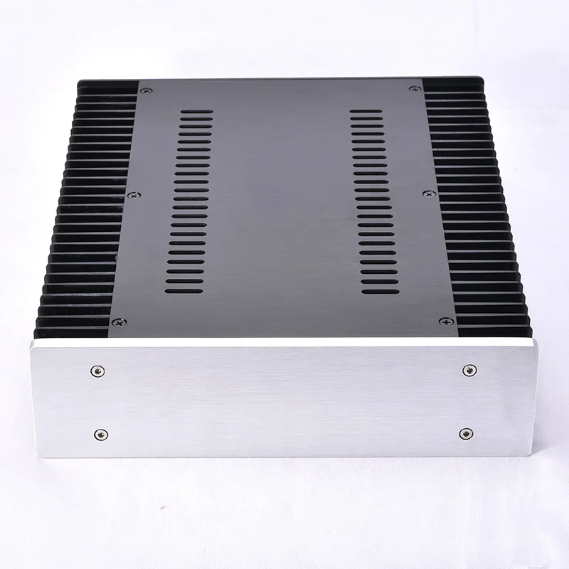 BRZHIFI BZ2607 series double radiator aluminum case for power amplifier