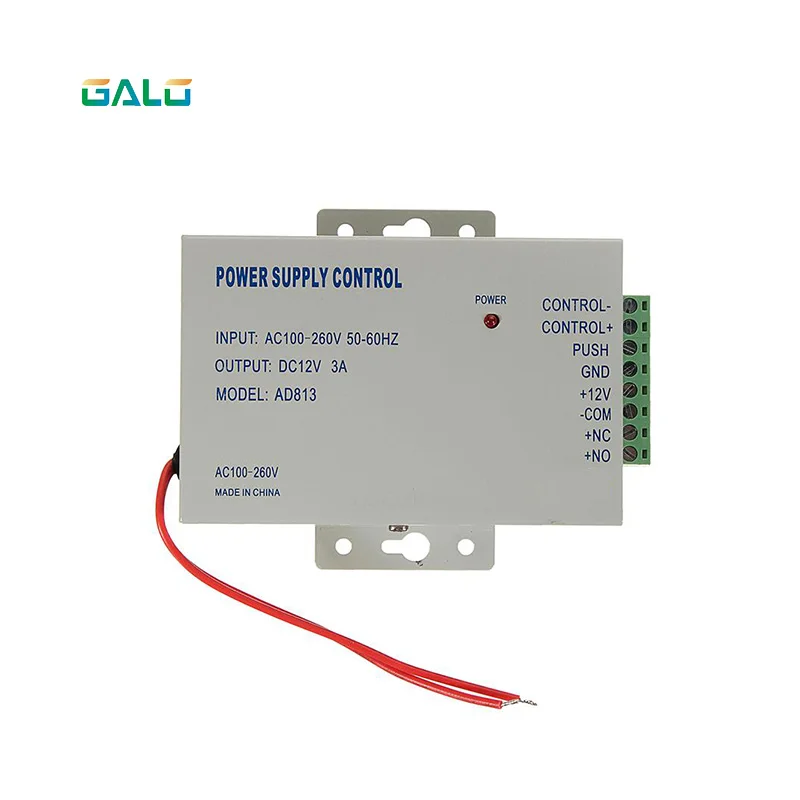 110 To 240V 50~60 Hz Input 12V3A Output Access Control Transformer Power Supply Switch Power Supply For Access Control System