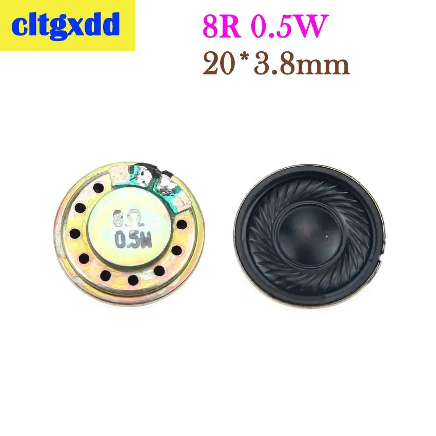 Cltgxdd 8 Ôm 0.5W Loa Còi Từ Loa 15 20 23 26 28 32 36 40 Đường Kính 50 MM 8R 0.5W Loa Còi Báo Âm Thanh Người Chơi