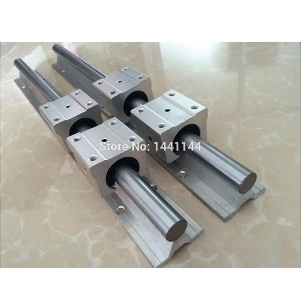 SBR16 SBR20 Linear rail guide set + SFU1605 ballscrew set + BK12/BF12 + Nut housing + Coupler CNC parts