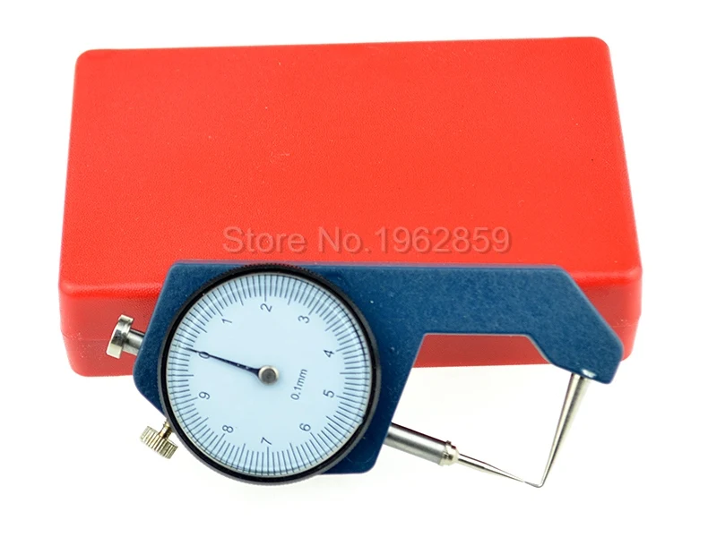 Dental Caliper Thickness Gauge 0-10*0.1mm Caliper with Metal Watch Measuring Thickness Dental Lab Equipments Dentist Tools