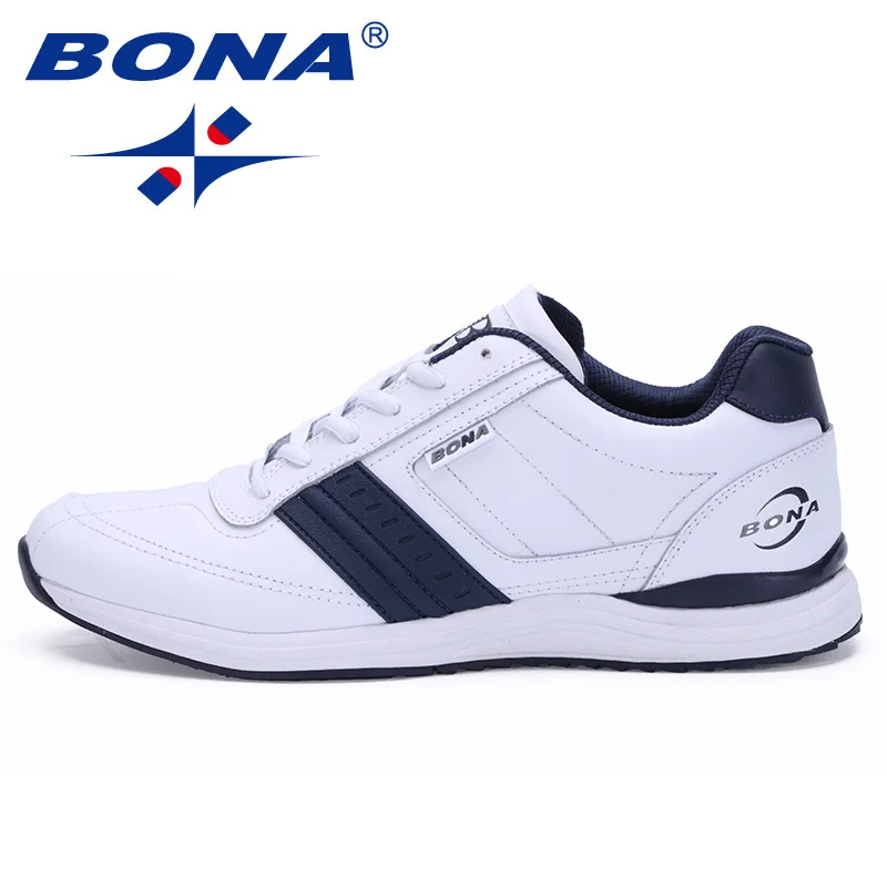 BONA New Hot Style Men Walking Shoes Lace Up Sport Shoes Outdoor Jogging Athletic Shoes Comfortable Men Sneakers