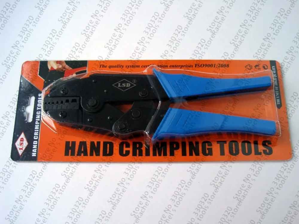 LS-26TW hand operated crimping tool for twin cord end terminal,twin sleeve crimping plier 2*0.5-6mm2