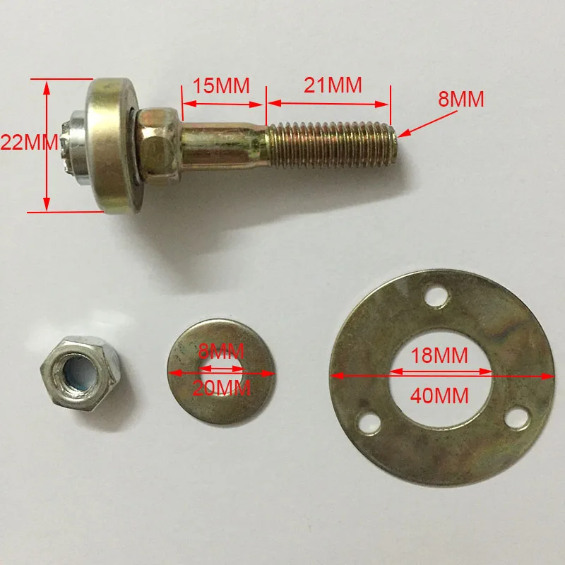 Brand New 4Sets M8X55 Furniture Connecting Fittings Metal Screw Kit Rocking Chair Accessories Rocker Bearing Connecting Fittings