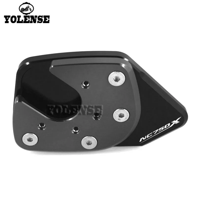 لهوندا NC750X NC 750X NC750 X 2017 2018 2019 2020 دراجة نارية نك الجانب حامل لوحة مسند تمديد دعم المكبر #2