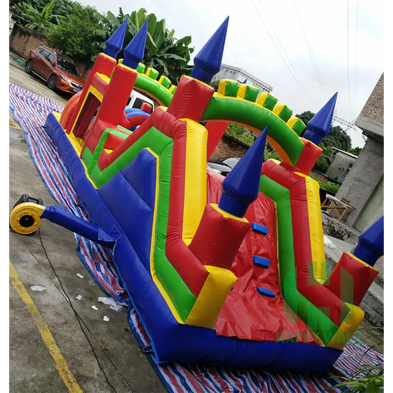 

Large Inflatable Bouncing Castle with Blower, Children's Outdoor Play Center for Birthday Party, Garden, Backyard Fun Activity