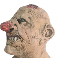 Halloween Zombie Latex Mask Realistic Scary Bloody Head Rubber Masks Full Face Masqueradde Horror Party Cosplay Props Adult Size