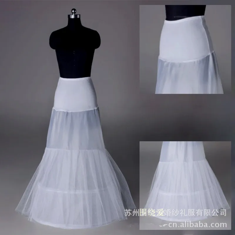 2018 Mới 4 Lớp Petticoat Dài Voan Váy Nữ Tây Nam Không Cho Áo Cưới Lolita