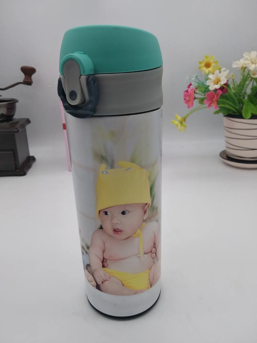 350ML/500ML Thermos with photo DIY new type Customize image picture colorful print LOGO creative gifts Vacuum Free design MAZWEI