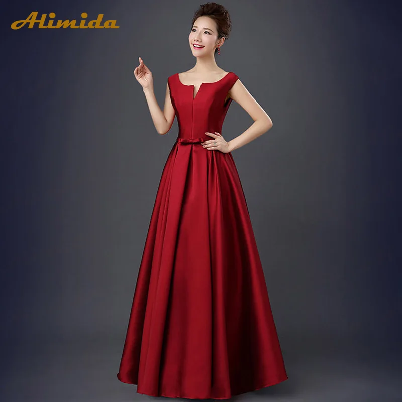 ALIMIDA Áo Dây De Soiree 2020 Thanh Lịch Choàng Tầng Dài Cổ Chữ V Dây Chéo Lưng Dự Tiệc Trang Trọng Đầm Chữ A Vestidos De Festa