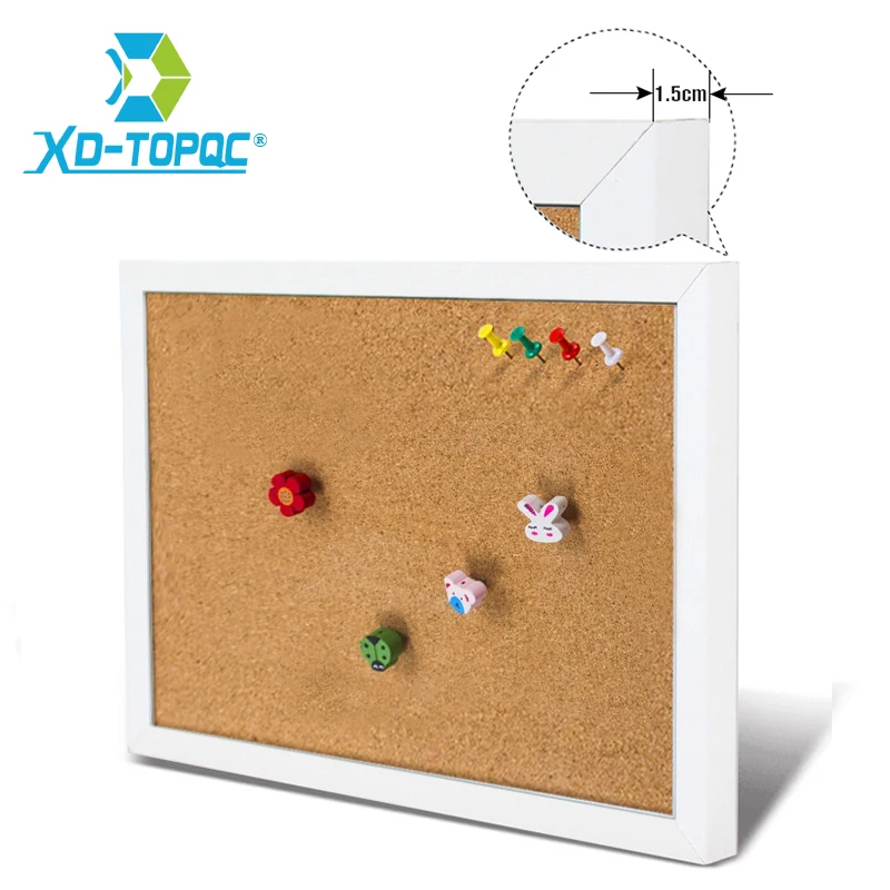 Free Shipping 30*40cm Bulletin Cork Board 5 Colors MDF Frame for Chosen Memo Photos Pin Board Cork Message Boards For Notes