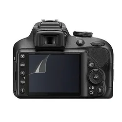 3 x ekran LCD Protector wyczyść miękka folia PET osłona na Nikona D3000 D3100 D3200 D3300 D3400 D3500 aparat DSLR osłona ekranu